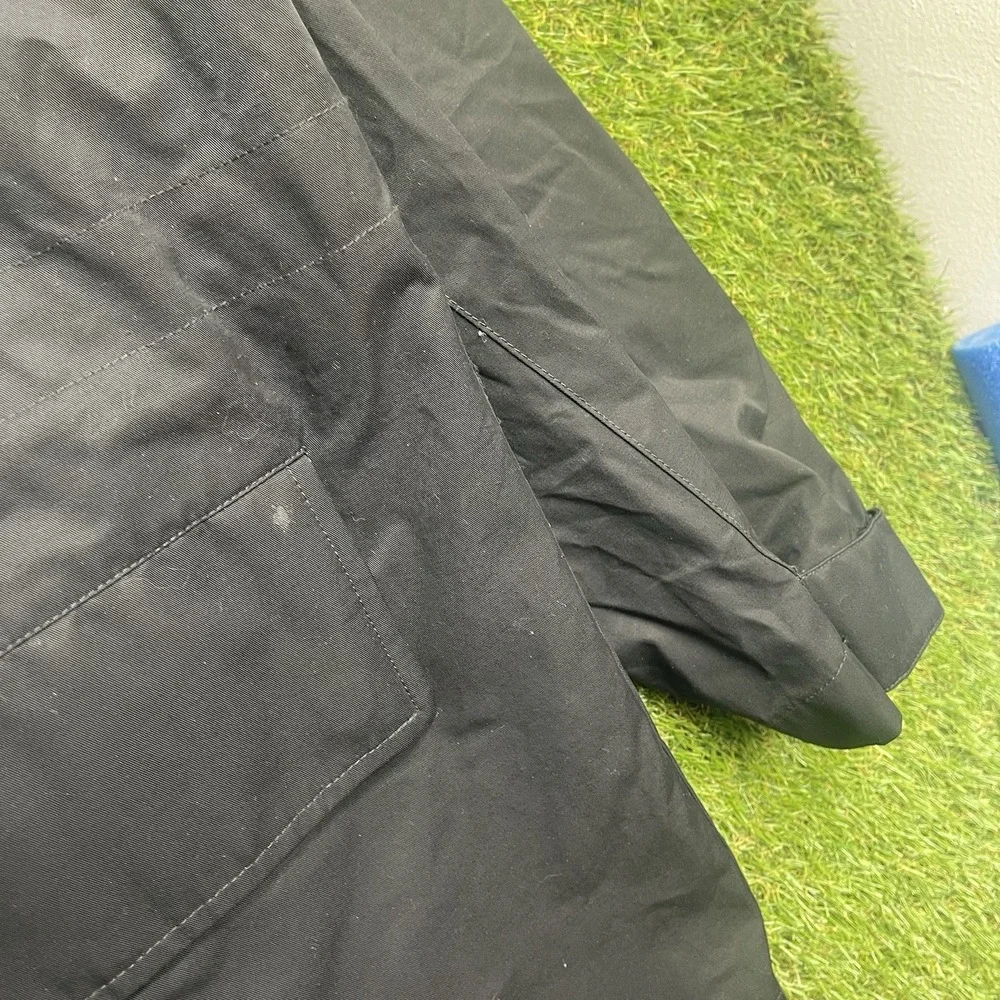Polo Ralph Lauren Performance Jacket Mens Large Black Full Zip Nylon Hooded